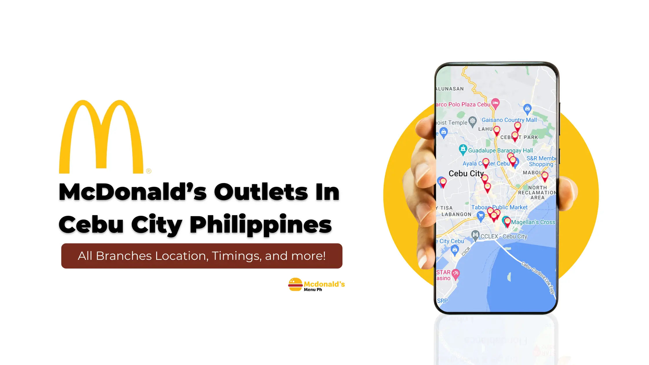 McDonald's Cebu city outlets with Location List and Timings