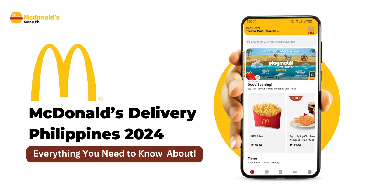 McDonald's Delivery in Philippines 2024