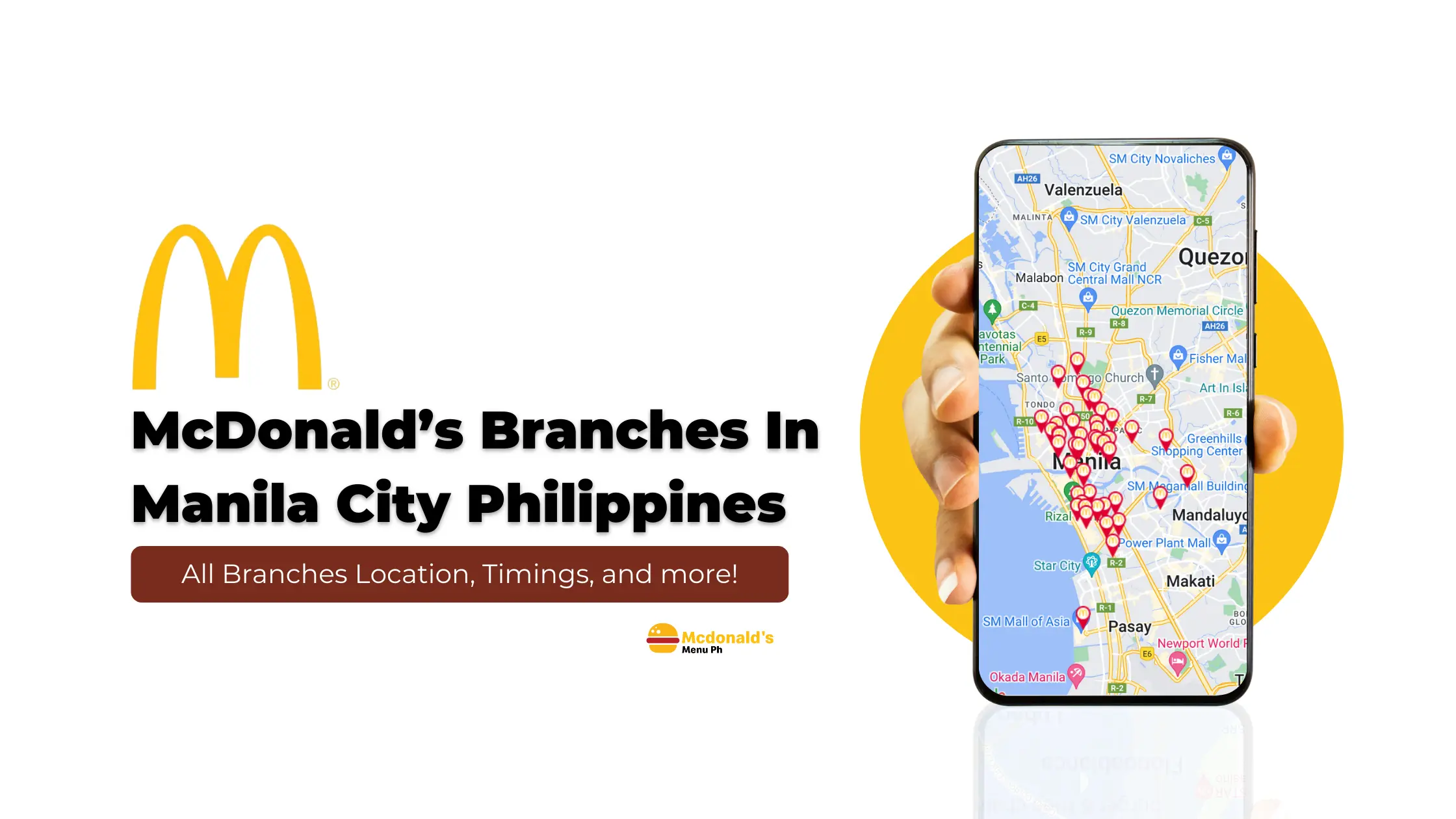 McDonald's Manila Branches - Address List & Operating Hours